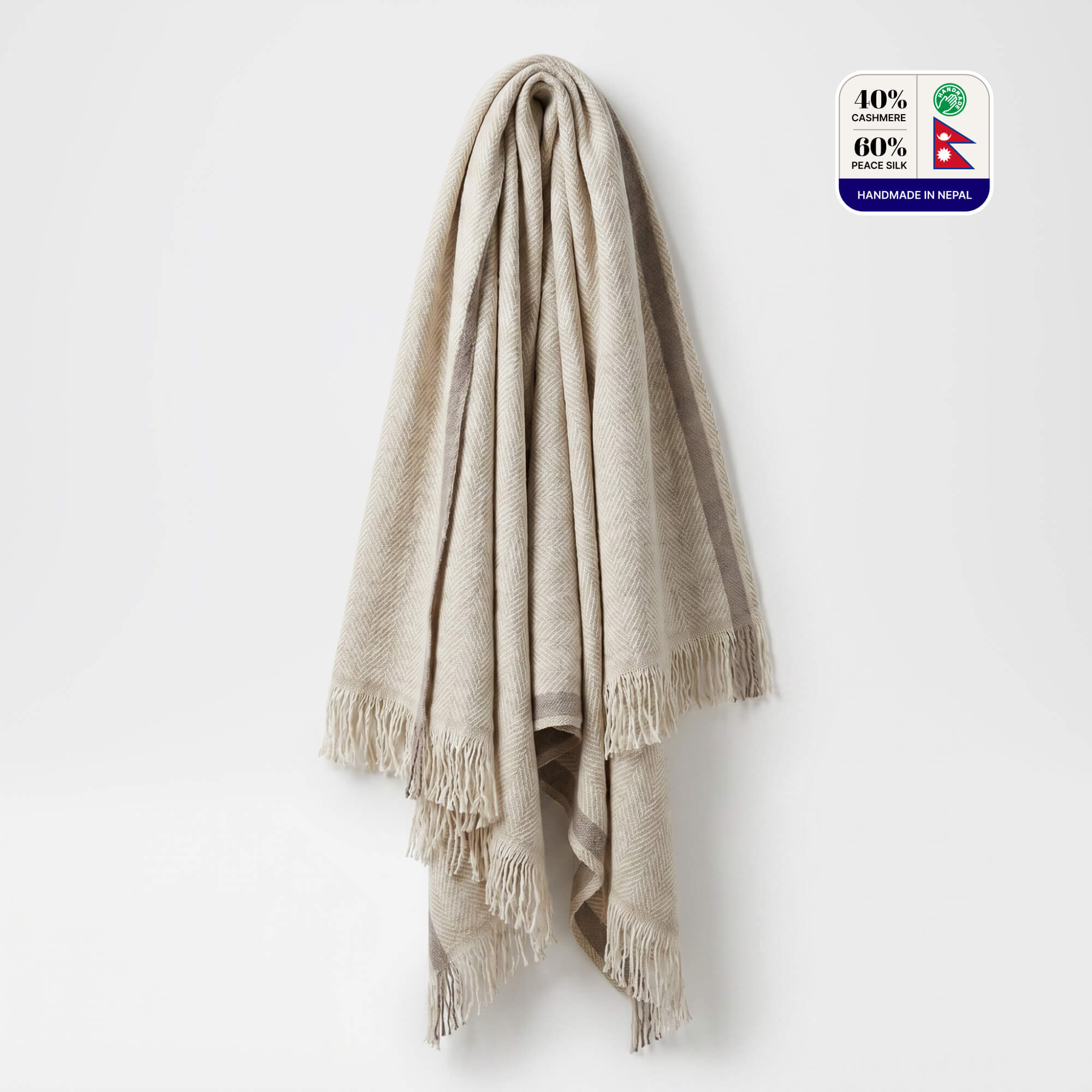 Asam Grandy Cashmere & Peace Silk Throw