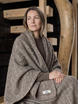 Barpak Peace Silk & Wool Throw