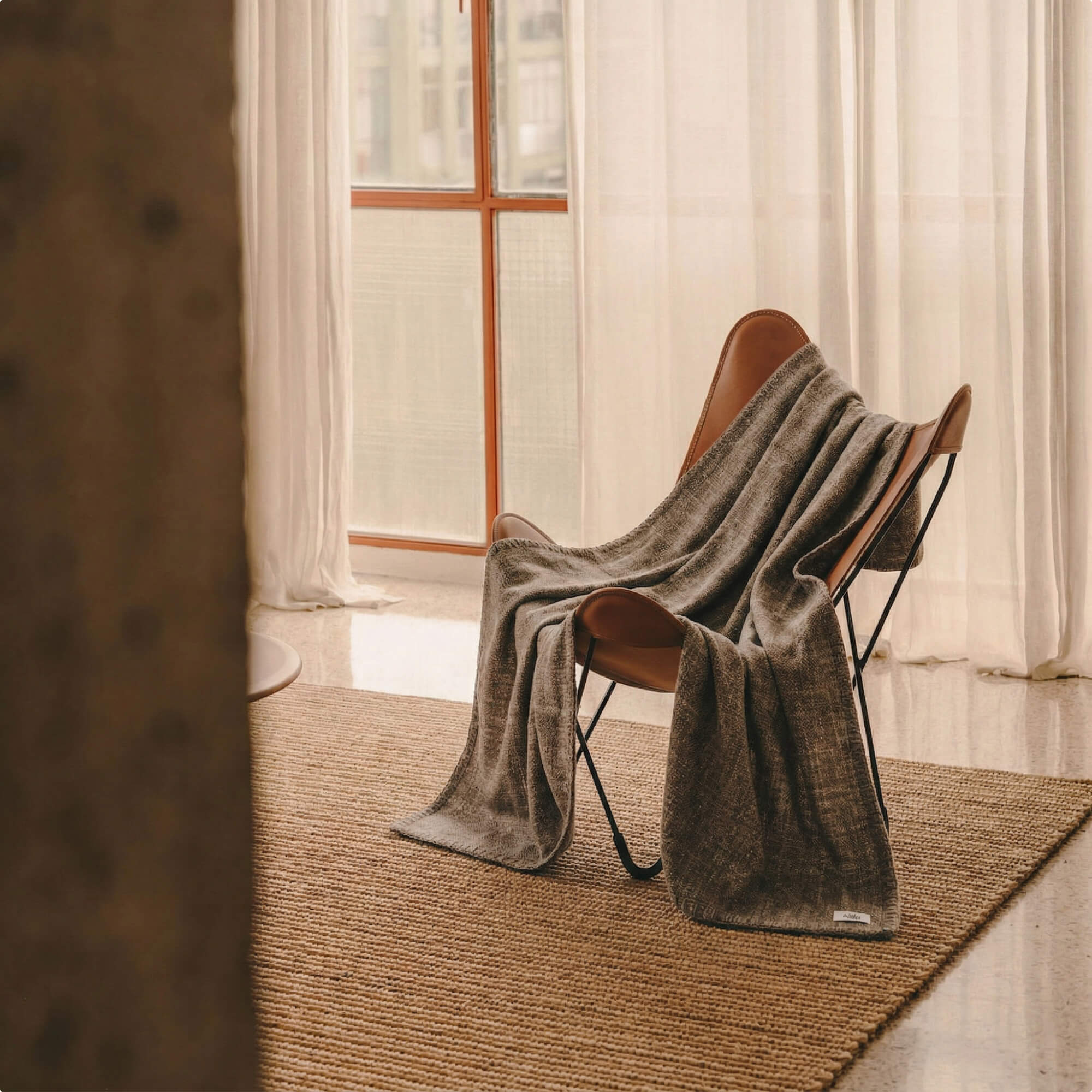 Barpak Peace Silk & Wool Throw