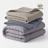 Linen Weighted Blanket Set