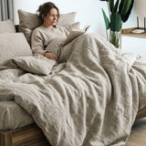 Linen Weighted Blanket Set