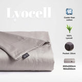 Eucalyptus Lyocell Fitted Sheet – 200×220 cm