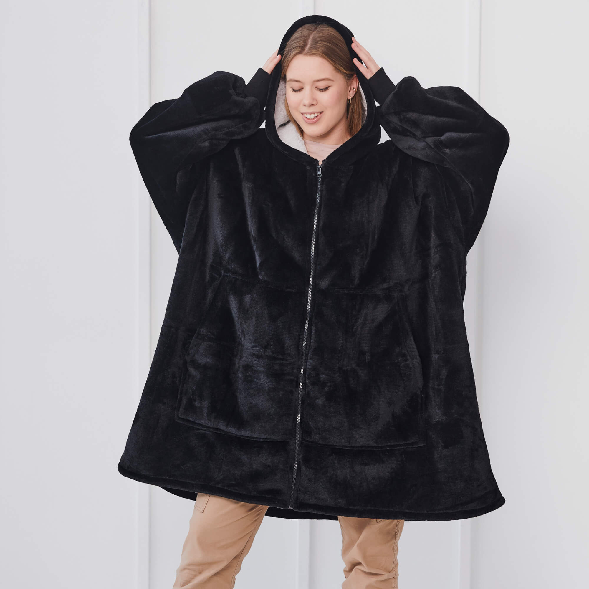 Zipper Hoodie Blanket
