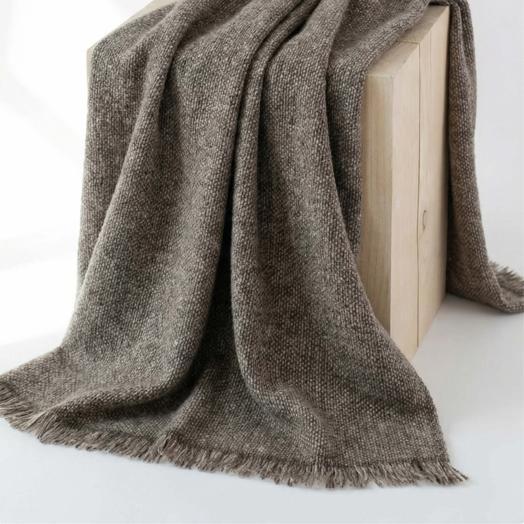 Nubee Bicolore Yak Wool Throw