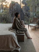 Nubee Bicolore Yak Wool Throw