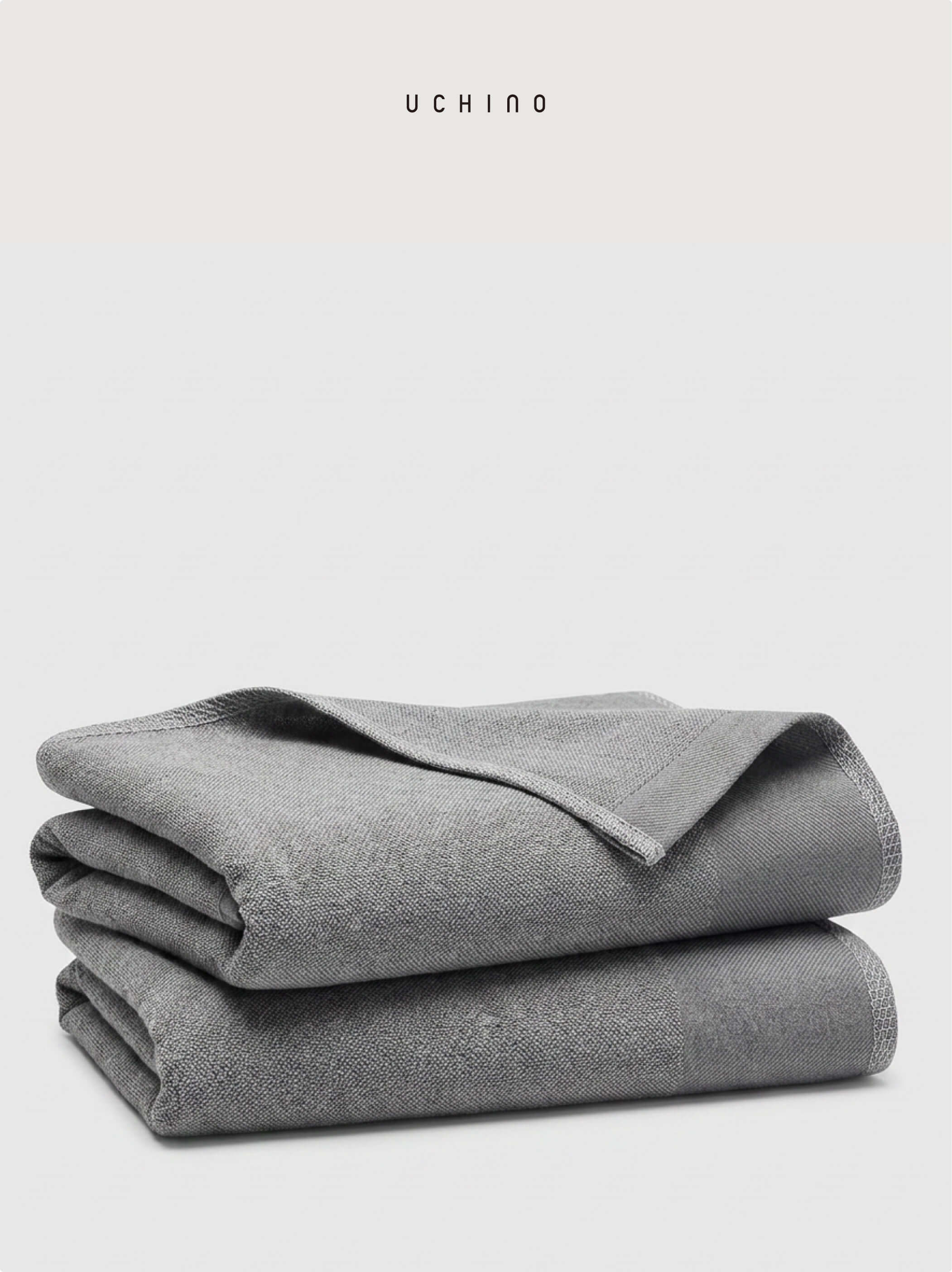 ZEN Charcoal Gauze & Pile Towel