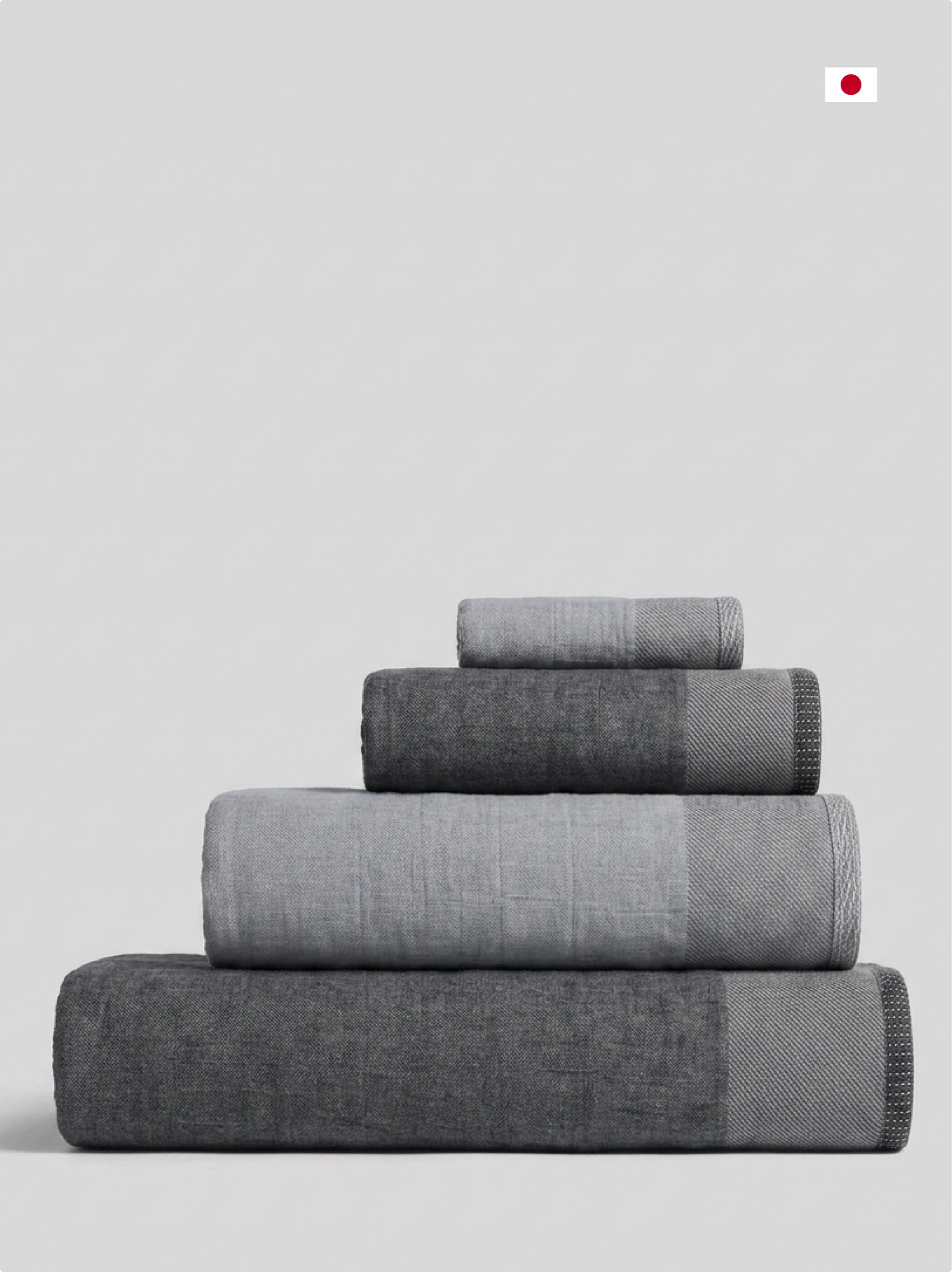 ZEN Charcoal Gauze & Pile Towel